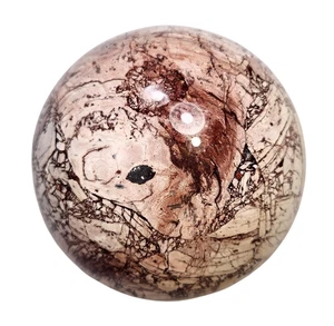 Chipboard Rhyolite 86mm Sphere - Home Decor Brecciated Rhyolite - Cool Gift 6384 - Picture 1 of 8