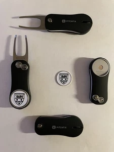 (1) Pitchfix Golf Switchblade Divot Tool & Maidstone Club 1" Coin Golf Marker - Picture 1 of 2