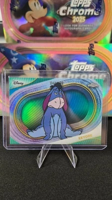 EEYORE /199 Aqua Refractor - 2025 Topps Chrome Disney - Winnie The Pooh - Image 1 of 3