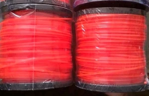 2x String Trimmer Line, Square Orange Weed Eater String, Premium Nylon - Picture 1 of 5