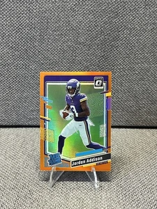 2023 Panini Donruss Optic Jordan Addison Orange Prizm Rookie /249 Vikings #271 - Picture 1 of 3