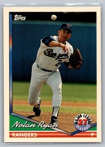 1994 Topps 27 Major League Seasons Nolan Ryan #34 - Picture 1 of 2