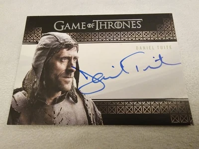 Game Of Thrones Rittenhouse Daniel Tuite Autograph Lothar Frey - Bild 1 von 2