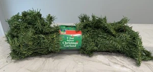 Vintage Holiday Spirit 9 foot deluxe Christmas Garland NEW old Stock 1996 - Picture 1 of 1