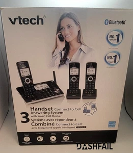 VTech IS7256-3 3-Handset Connect to Cell, Answering System & Smart Call Blocker - Picture 1 of 6
