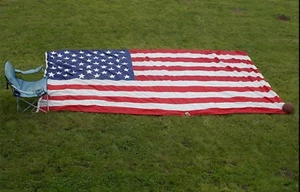 USS ENTERPRISE Naval Ships Flag US Navy Aircraft Carrier Gulf War Militaria HUGE - Picture 1 of 6