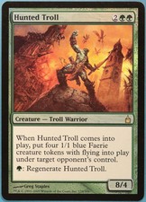 Hunted Troll FOIL Ravnica: City of Guilds NM Green Rare CARD (224114) ABUGames