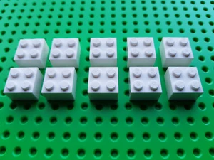 Lego 10 x 3003 Básico Piedra 2 x 2 Blanco 300301 (GB) Blanco Nieve Star Wars - Imagen 1 de 3