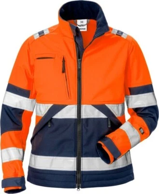 Fristads Warnschutz-Jacke High Vis Softshell-Jacke Damen Kl. 2 4183 WYH Warnschu - Bild 1 von 2