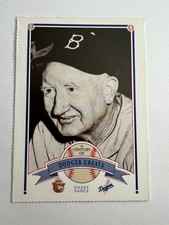 1989 Smokey The Bear Century Of Los Angeles Dodger Greats Dazzy Vance #29