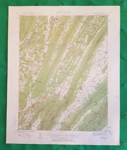 ¡Un gran mapa del servicio geológico de Orbisonia, Pennsylvania Estados Unidos USGS! - Imagen 1 de 5