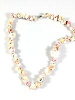 Hawaiian Hawaii Jewelry Spiral Bone Carved Pendant Necklace/Choker # 35242 