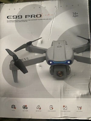 E99 Pro Drone with Camera WiFi FPV HD Dual Foldable RC Quadcopter Altitude Hold - Image 1 of 4