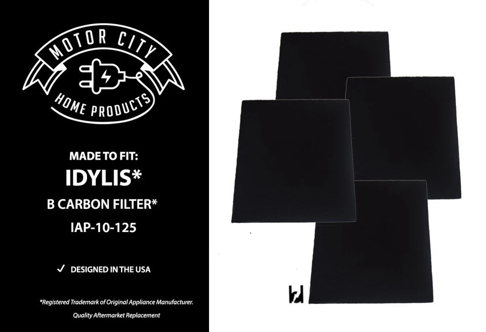 4 filtros de carbono para Idylis modelo B # IAP-10-125 Foto 1 de 1