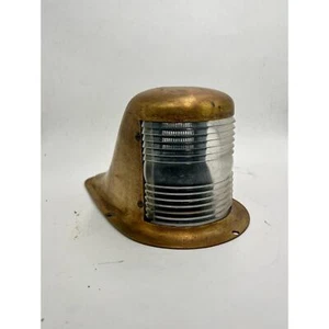 1930-1950 Vintage Perko Clear Lens Teardrop Marine Boat Light Gold 1934947  - Bild 1 von 7