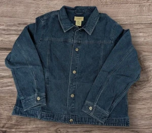 LL Bean Denim Jeansjacke Trucker Damen Regular XL Neu im Paket - Bild 1 von 3