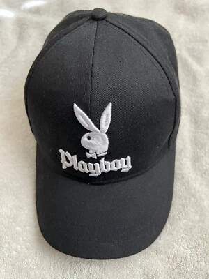 PLAYBOY BUNNY Baseball Cap Adjustable - OSFA, New, Black - Image 1 of 3