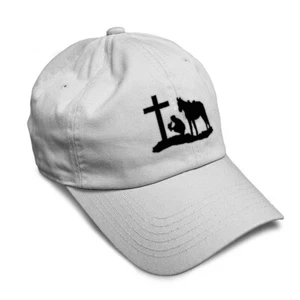 Soft Women Baseball Cap Memorial Cowboy and Horse A Embroidery Dad Hats for Men - Picture 1 of 55
