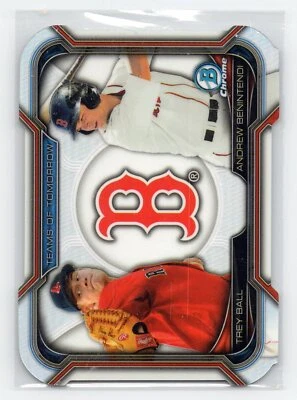 2015 Bowman Draft #TDC-1 Trey Ball / Benintendi Teams of Tomorrow Die Cuts - Image 1 of 2