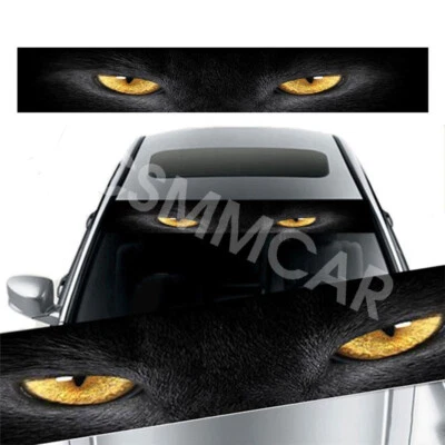 UV Resistant 3D Car Vinyl Stickers Decals For Front Windshield Waterproof Trim Foto 1 de 4