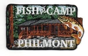 Fish Camp, Philmont Scout Ranch, parche cortado, ¡como nuevo! - Imagen 1 de 1