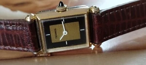 Technos Tank Vintage Lady Antique Mod Cartier Swiss Rare - Picture 1 of 7