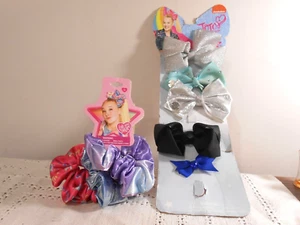 JOJO SIWA Hair Bows & Scrunchie Set ~ PLEASE READ regarding 1 bow - Picture 1 of 6