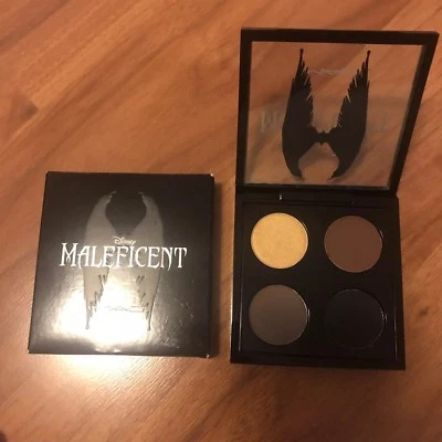 NUEVO EN CAJA, 100% Auténtica Sombra de Ojos MAC Quad Disney Colección Maléfica, Rara Foto 1 de 4