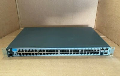 HP 2620-48 + Brackets HP E2620-48 Switch HP J9626A HP 48-Port Managed Switch - Image 1 of 4