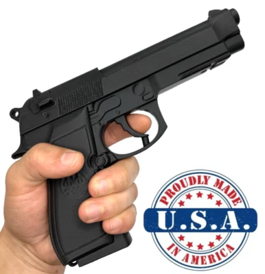 Beretta M9 Dummy Training Gun - 1:1 Scale Non-Firing Replica Prop SAFE Cosplay - Image 1 of 4