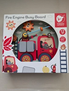 Fire Engine Truck Busy Board made by Classic WORLD 12 + m 20168 Open Box - Picture 1 of 10