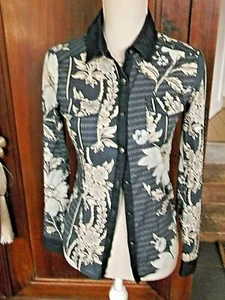 KAPORAL Chemisier a fleurs bleu et blanc Taille xs - Foto 1 di 8