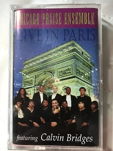 Chicago Praise Ensemble Live in Paris w/Calvin Bridges Rare Cassette Tape - Picture 1 of 12