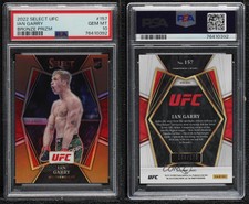 2022 Select UFC Premier Level Bronze Prizm Ian Machado Garry PSA 10 Rookie RC