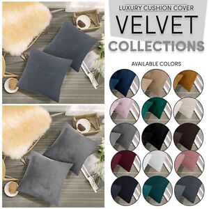 Plush Velvet Cushion Covers Sofa Pillow Cases Soft Large Cushion Cover 16 18 20