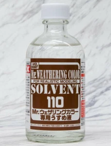 Gunze GSI Mr.Hobby Weathering Color Thinner Solvent WCT101 (110ml) For Model Kit