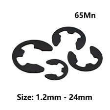 65# Mn Steel E-Clips External Retaining Washers C-Clip 1.2mm – 24mm DIN 6799