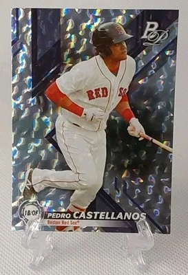 ⚾️2019 bowman platinum PEDRO CASTELLANOS (rookie/ice) #TOP-87⚾️ *Red Sox* - Image 1 of 2