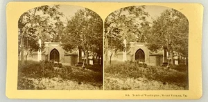 SV027_058 Stereoview VA Mount Vernon Washington's Tomb - Bild 1 von 1