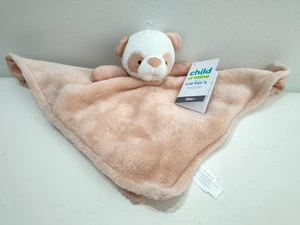 Child Of Mine By Carters Baby Security Blanket Lovey Pink Panda Bear 13 Inch - Picture 1 of 10