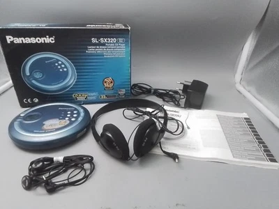 Panasonic SL-SX320 Portable CD Player,Blau,inkl. Karton,Kabel,Kopfhörer,Top - Bild 1 von 4