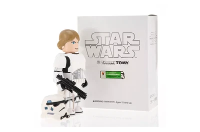 MEDICOM KUBRICK 400% STAR WARS STORMTROOPER LUKE SKYWALKER VER 4X BLISTER NOVO EUA - Imagem 1 de 2