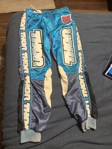 Vintage Thor Motorcycle Pants Size 34 Blue From Waist To The Bottom Is 34” - Picture 1 of 24