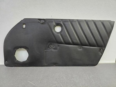 NICE USED ORIGINAL GENUINE PORSCHE 911 930 BLACK VINYL PASSENGERS DOOR PANEL - Image 1 of 4