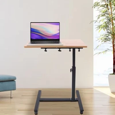 Adjustable Laptop Desk 360° Rotating Stand Rolling Home Office computer Table - Image 1 of 4
