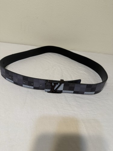 LOUIS VUITTON（LV） Cintura Louis Vuitton nera multicolore monogramma taglia 50 125 — originale