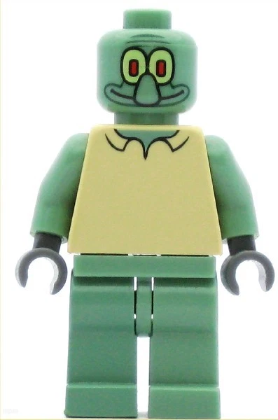 LEGO SpongeBob SquarePants Minifigure Squidward (Genuine) - Image 1 of 1