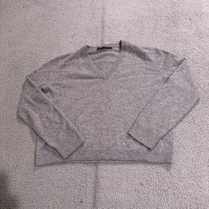 Jenni Kayne Sweater Womens Small Gray Flynn Cashmere V Neck Pullover Causal - Picture 1 of 9