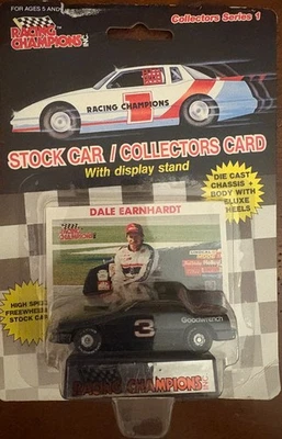 Гоночные чемпионы No3 Дейл Эрнхардт запасной автомобиль/коллекционная карта литая под давлением с подставкой - Изображение 1 из 2