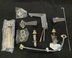 Pfister  Widespread Bathroom Chrome Faucet Arkitek LG49-LPMC. Y9 - Picture 1 of 13